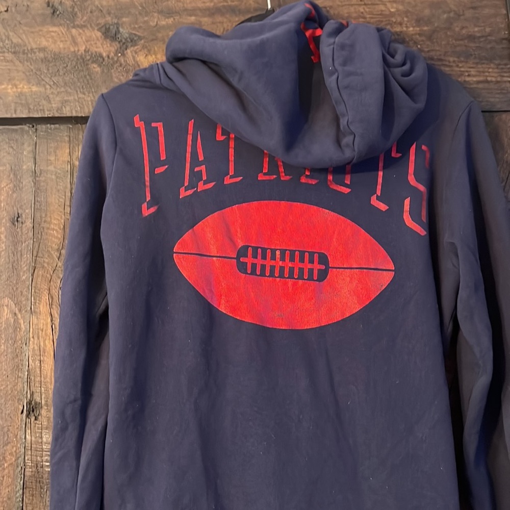 Pink Brand Patriots Vintage Zip-up Hoodie